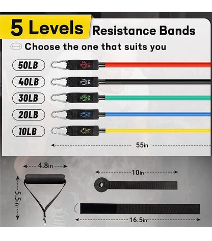 Resistance Band Set for Heavy Workout