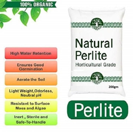 Natural Perlite for Organic Gardening 200gm